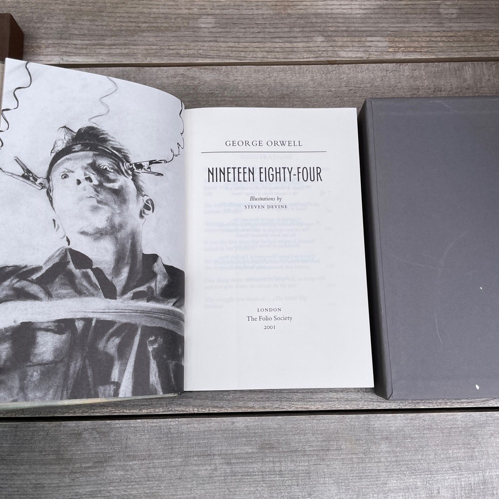 Nineteen Eighty-Four George Orwell Folio Society 2001 Steven Devine Illustrated